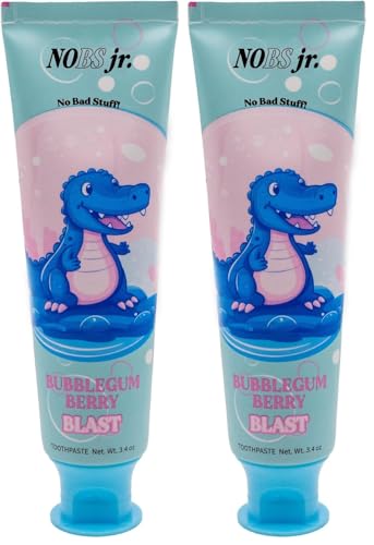 Nano Hydroxyapatite Kids Toothpaste Bubblegum Berry - Fluoride & SLS Free, 3.4 Fl Oz Pack of 2