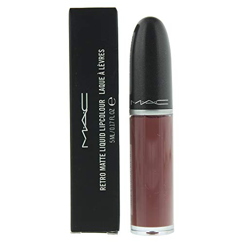 Lipstick - MAC Retro Matte Lipstick Topped With Brandy 0.17 oz - Liquid Suede Finish
