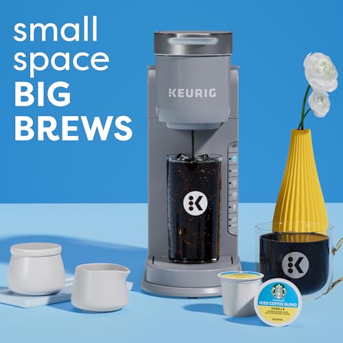 Keurig K-Iced Coffee Maker Gray - Hot & Cold Single Serve K-Cup Brewer with Removable Reservoir