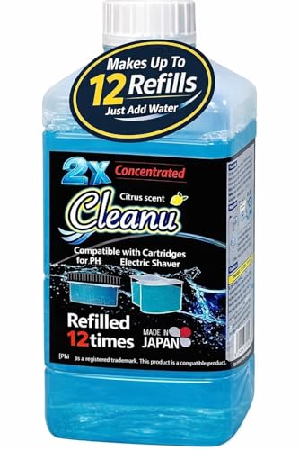 Concentrated Shaver Cleaning Solution Refill for Philips Norelco - 1L Japan Made