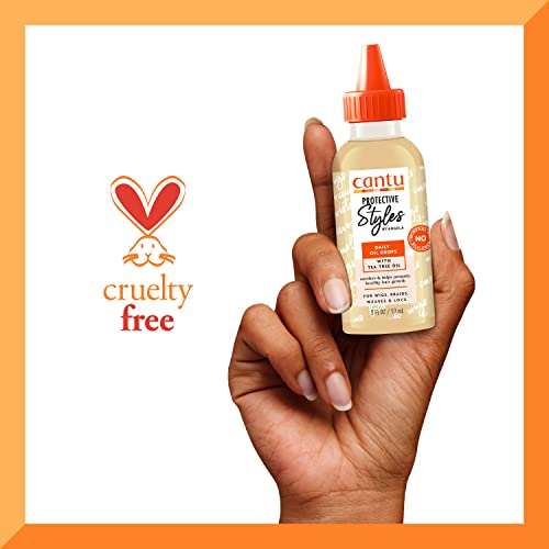 Cantu Protective Styles by Angela Daily Oil Drops with Tea Tree Oil, 2 Ounce