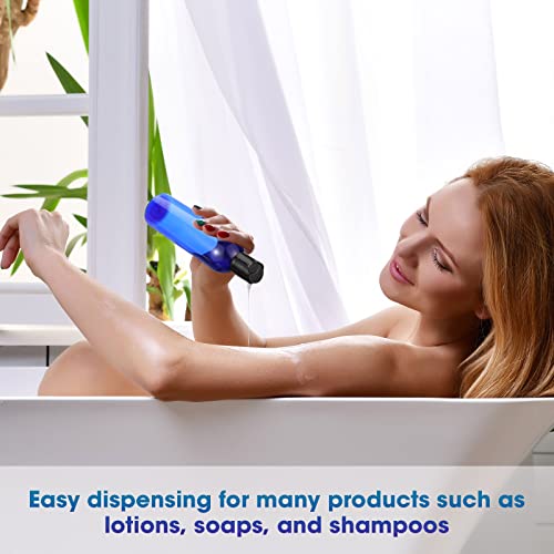 48 Pack 8oz Plastic Travel Bottles with Disc Caps - Refillable Shampoo, Lotion & Body Soap Containers
