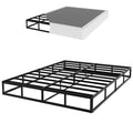 YORMDMO Queen Size Box Spring - 9 Inch Height, Heavy Duty Metal Foundation, Washable Cover, Easy Assembly, Noise-Free