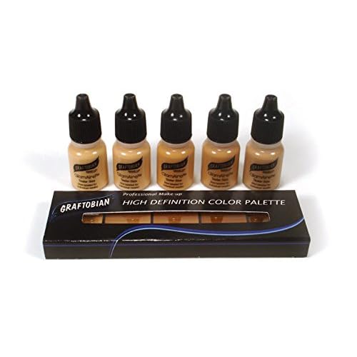 Graftobian HD Sampler Pack - Creme and Airbrush Foundation (Warm #2)