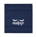 Makeup Remover Washcloth Set of 6 Navy Blue 13x13 Inches - Turkish Cotton