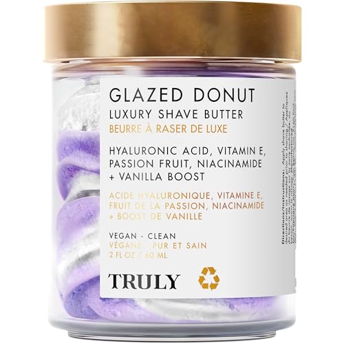 Truly Luxury Hydrating Shave Butter with Glazed Donut Scent - 2 Oz