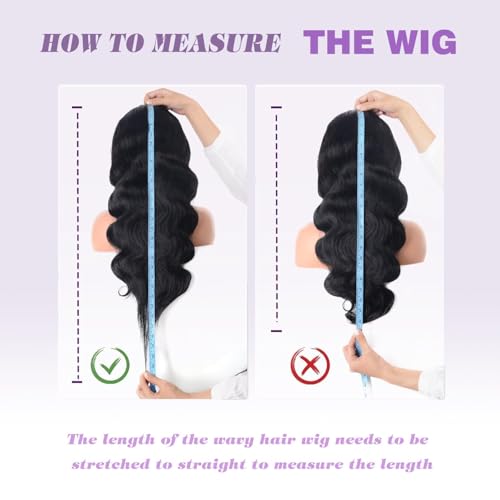 Black Body Wave Headband Wig 16 Inch Human Hair Glueless Brazilian Virgin Hair