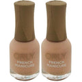 Orly Nail Lacquer, French Man Sheer Nude, 0.6 Fluid Ounce (Pack of 2)