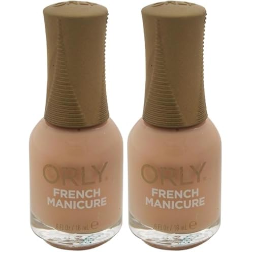 Orly Nail Lacquer, French Man Sheer Nude, 0.6 Fluid Ounce (Pack of 2)