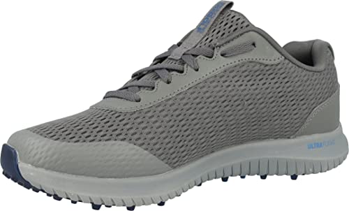 Men's Spikeless Golf Shoes - Skechers Max Fairway 3 Arch Fit Wide Charcoal Navy