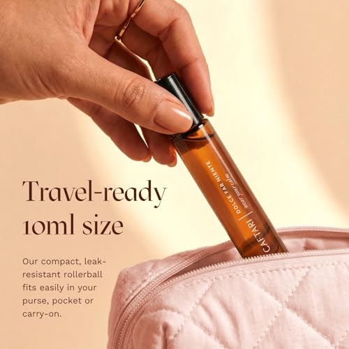 Caftari Rose & Cyclamen Perfume Oil Rollerball 10ml - Unisex, Long Lasting, Travel Size, Jojoba Oil