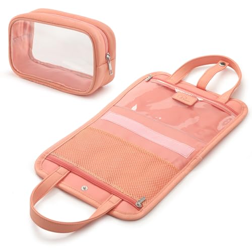 VanFn Cosmetic Bags, Travel Makeup Bag Toiletry Bag for Girls, Cosmetic Bag, Waterproof Zipper Pouches for Airline Travel, Toiletries, Bathroom & Organizing P.Travel Series