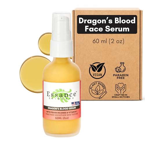 Essance Dragon¡¯s Blood Face Serum ? 60 mL | Lightweight Facial Serum for Daily Skincare Routine, Travel Essentials Kit | Vegan, Plant-Based Skincare for Women & Men