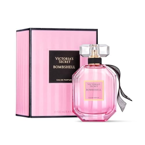 Victoria's Secret Bombshell Eau de Parfum, Notes of Purple Passion Fruit, Shangri-La Peony & Vanilla Orchid, Perfumes for Women (3.4 oz)
