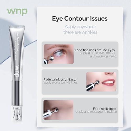 WNP Hydration & Repair Skincare Set ? Hyaluronic Acid + Oil Suspension Serum + Electric Eye Cream Massager for Deep Moisture, Anti-Aging & Brightening | For Dry & Sensitive Skin