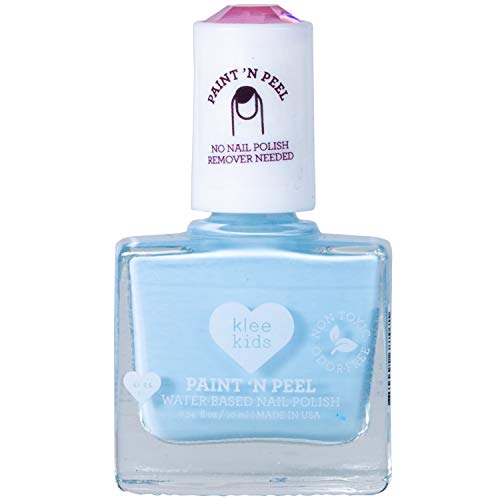 Klee Naturals Water-Based Peelable Nail Polish Gift Set - Starry Sky Kiss, Odor-Free, Non-Toxic, Made in USA