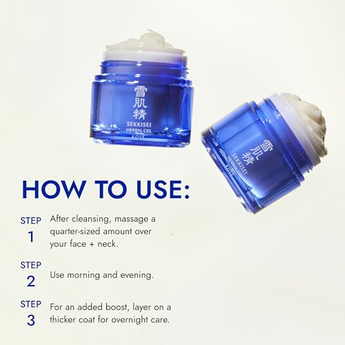 SEKKISEI Herbal Gel Face Moisturizer Refill Pod - 2.8 oz Multi-Purpose Hydrating Gel