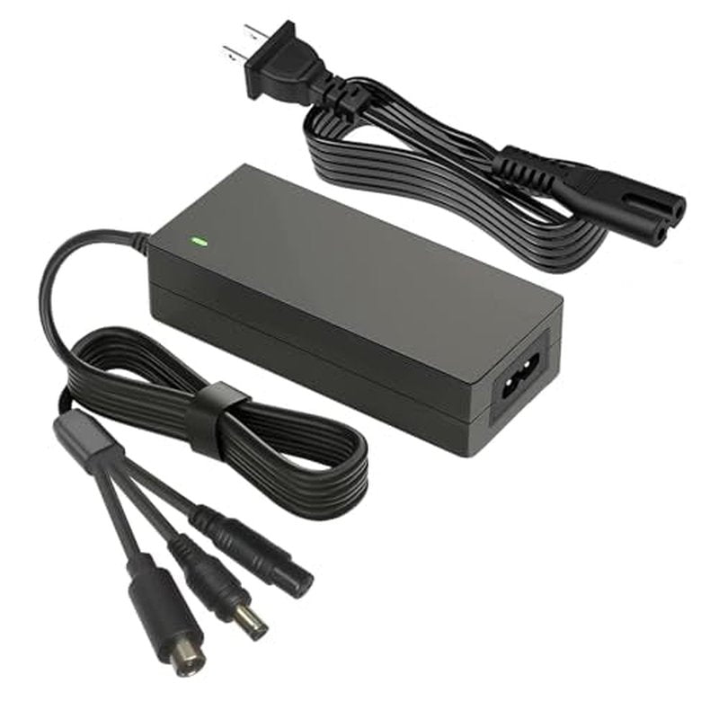 42V 2A 3 in 1 Charger with 3 Connections for Lithium Battery Charging and Vacuum Cleaner Charging Compatible with Jetson Swagtron Gotrax Swagway Razor