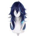 Dark Blue Mix Long Wig for Cosplay Anime Halloween Christmas - Servelove