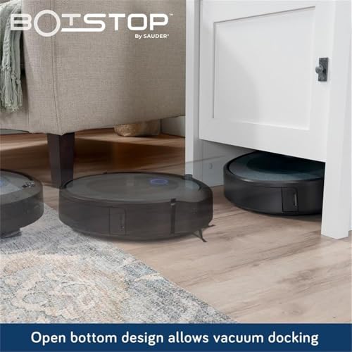 Sauder Homeplus Robot Vacuum Storage Side Table - Low Profile, Soft White