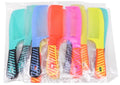 Disposable Hair Combs Bulk Pack 8.1 Inch Individually Wrapped 50 Count - Colorful Styling Tools