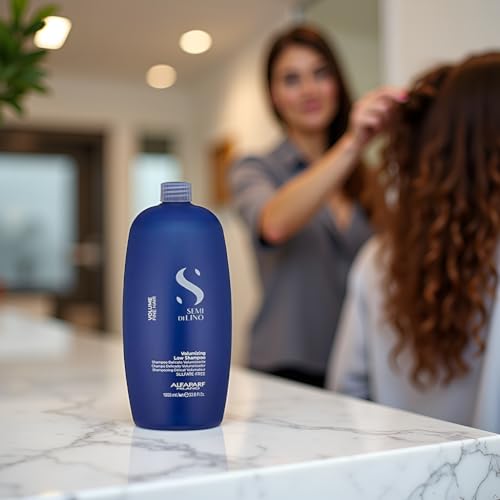 Semi di Lino Volume Shampoo for Fine Hair - 33.8 Fl Oz - Sulfate-Free, Color-Protecting, Anti-Frizz