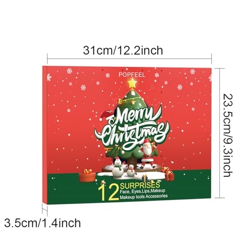 Makeup Advent Calendar 2026, New Year Gifts for Teenage Girls Women All in One Makeup Kit Surprise Gift Valentines Day Countdown Calendar Gifts with Eyeshadow Palette Lipstick Foundation Eyebrow