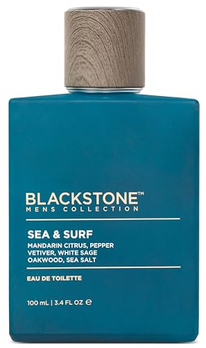 Men's Eau de Toilette Spray - Sea & Surf Variation, Fresh & Long-Lasting Cologne with Mandarin, Sea Salt & Sage, Travel Size 3.4 Fl Oz