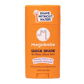 Megababe Quick Shave No-Rinse Shave Stick | Shaving Touch-Ups & Travel Made-Easy | Vacation Essential | with Sea Moss & Hyaluronic Acid | 2.4 oz
