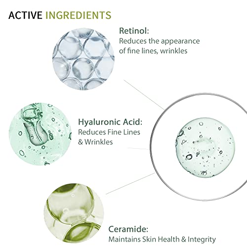 #OOTD Intense Rejuvenating Retinal Serum Vegan Sheet Mask [10 Count] Soothing Korean Beauty Bamboo Lycocell Facial Masks Sheets with Retinol, Ceramide, Hyaluronate Formula [ EVE Vegan Certified ]