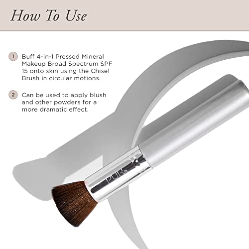 Flat Top Makeup Brush - Dense Synthetic Blending Brush for Foundation & Contour