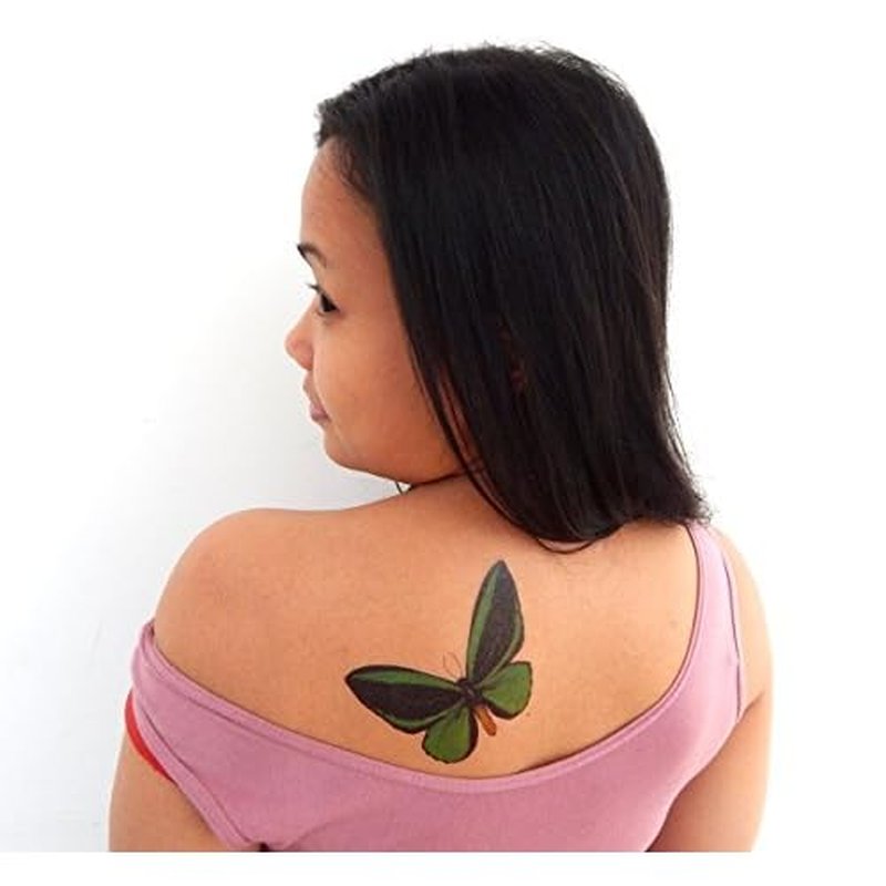 Large Butterfly Temporary Tattoos by Butterfly Utopia (12 Sheets)