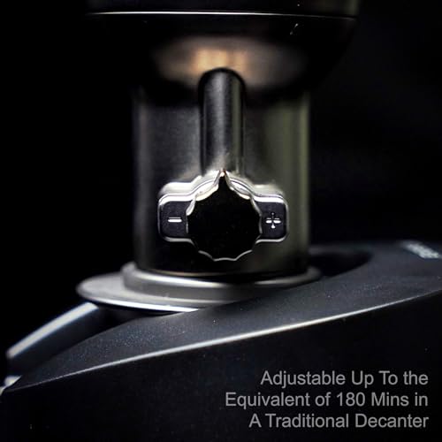 Adjustable Electric Wine Aerator - Gun-Metal Special Edition | Vinaera PRO
