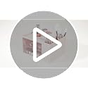 mDesign Makeup Organizer Storage Cube with 3 Drawers - White/Clear
