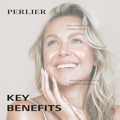 Perlier Black Rice Platinum Face Toner - Brightening & Moisturizing Skin Care, 6.7 fl oz