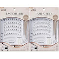 KISS Lash Atelier Professional Lash Extension Kit, ¡®Natural¡¯, Pre-Mapped False Eyelashes, 46 Lash Clusters & 36 Individual Lashes, Last For Up To 7 Days, Glue Ring, Applicator (Pack of 2)