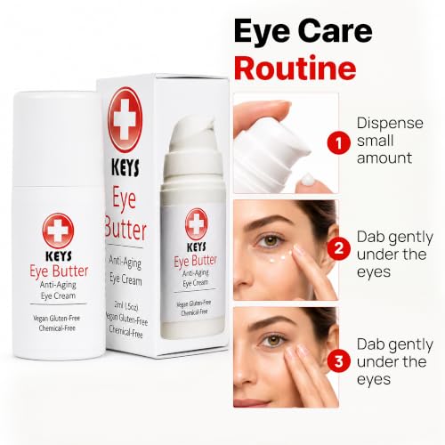 Natural Luminescent Eye Cream with Cucumber & Aloe Vera - Vegan Moisturizer for Sensitive Skin