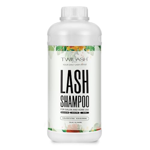 600ml Lash Shampoo for Extensions - Eyelash Cleanser Foam, Professional & Home Use (20.3 Fl Oz Pack of 1)