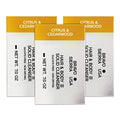 Bravo Sierra All-In-One Citrus & Cedarwood Men's Body and Hair Bar, 3-Pack - Coconut, Shea Butter & Oat Flour for Soft Skin & Healthy Hair, 7 oz