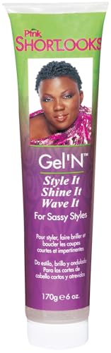 Pink Hair Gel Short Looks 6 oz Pack of 4 - Styling Gel for Hair
