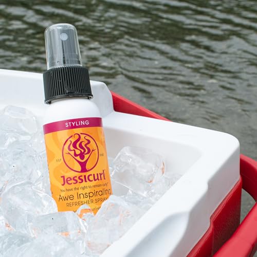 Midday Curl Refresher Spray No Fragrance 8 Fl Oz Pack of 2 for Curly Hair