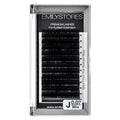 Lash Extensions 0.07mm Thickness J Curl Length Mixed Sizes 8-14mm Natural Looking Easy Fan Eye Lashes For Eyelash Extensions(0.07,J,Mixed 8-14mm)