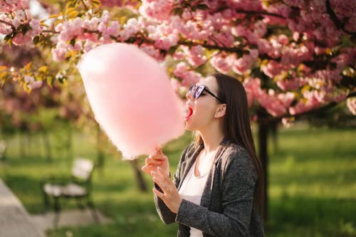 Cotton Candy Floss Sugar Set - Blue Raspberry, Pink Vanilla & Cherry, 9.75 lbs for Carnival & Home Use