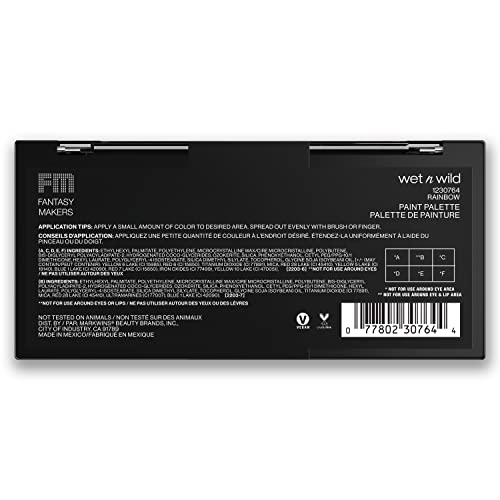 wet n wild Fantasy Makers Halloween Paint Palette Rainbow