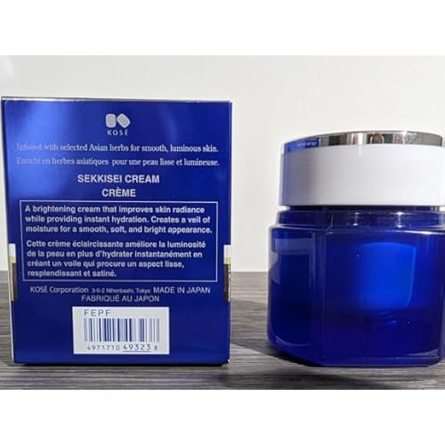 SEKKISEI Cream, Lightweight Water-Based Hydrating Gel Cream, 1.4 Ounce