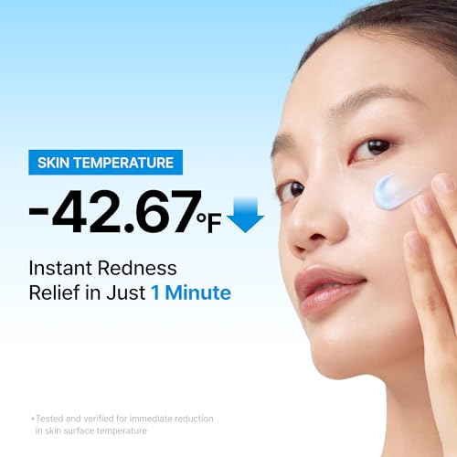 DearKlairs Blue Calming Cream 2.11oz Face Moisturizer for Redness & Irritation Relief