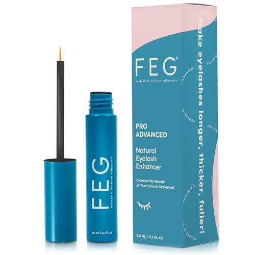 FEG Pro Advanced Eyelash Enhancer and Eyebrow Growth Serum Bundle | Brow and Lash Serum for Help Growing Naturally Thick, Full, and Long Eyelashes and Eyebrows | Stimulate Natural Growth | 3ml Bottles