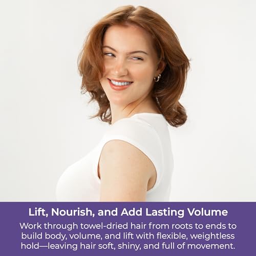 Travel Size Volumizing Hair Mousse - Strong Hold, Lightweight & Nourishing