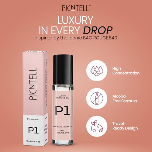 P Series Impression Perfumes for Women ? Travel Friendly Roll-on Perfume Oils Based on Iconic Designer & Luxury Scents, Long-Lasting Women¡¯s Fragrances (1 - Pack, (P1))