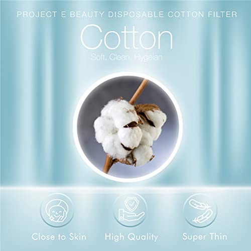 500pcs Cotton Filter Pads for Microdermabrasion Machines - 11mm Round Replacement Filters